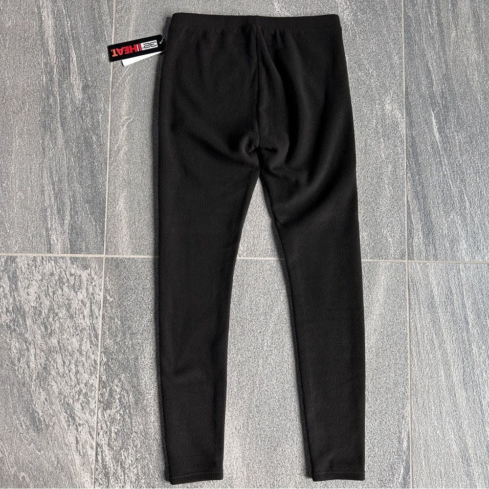 NWT 32 Degrees Winter Base-layer Fleece Leggings in Black Women's Small - Picture 9 of 15